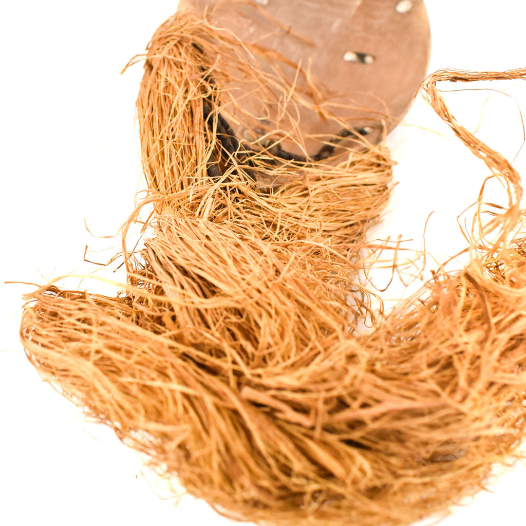 Lega Mask with Raffia Beard Congo