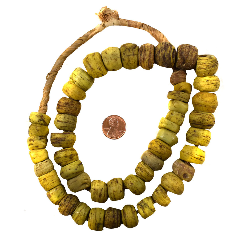 Yellow Hebron Trade Beads