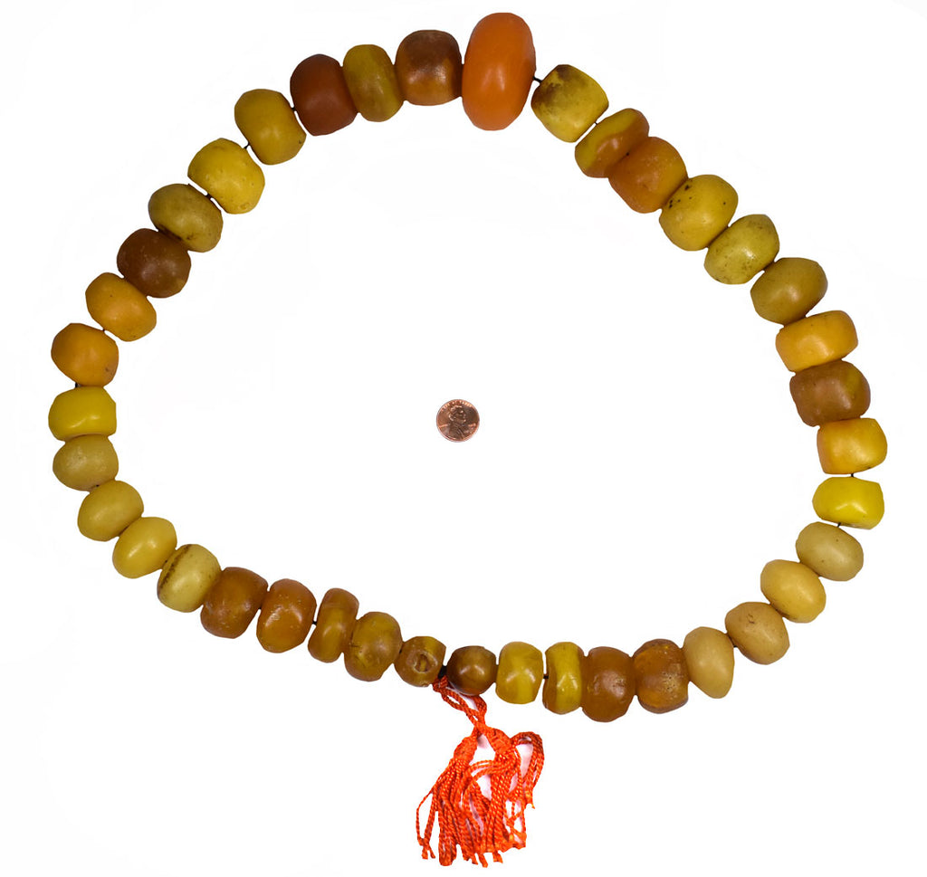 Yellow Phenolic Resin Beads Morocco 34 Inch