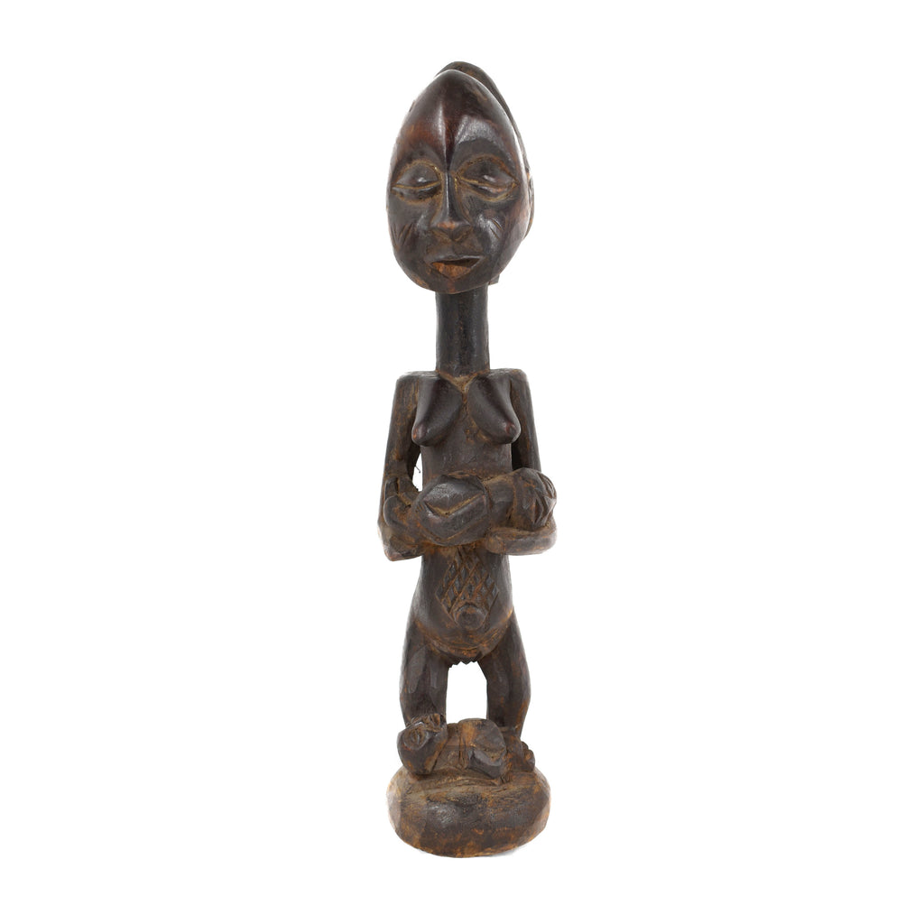 Lulua Maternity Figure with Infant Congo