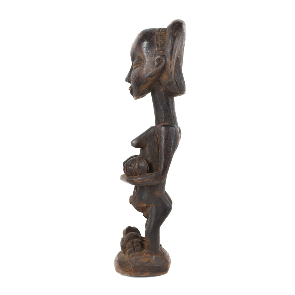 Lulua Maternity Figure with Infant Congo