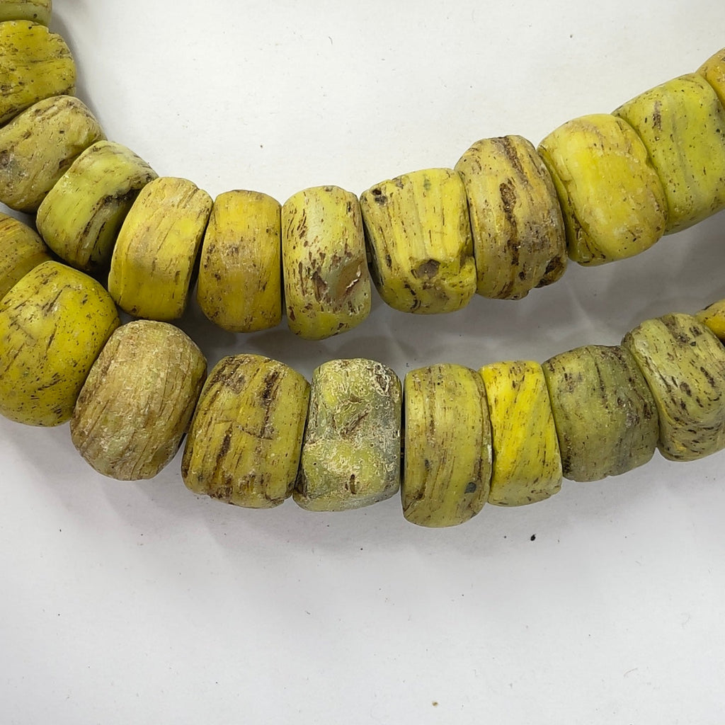 Hebron Yellow Trade Beads 