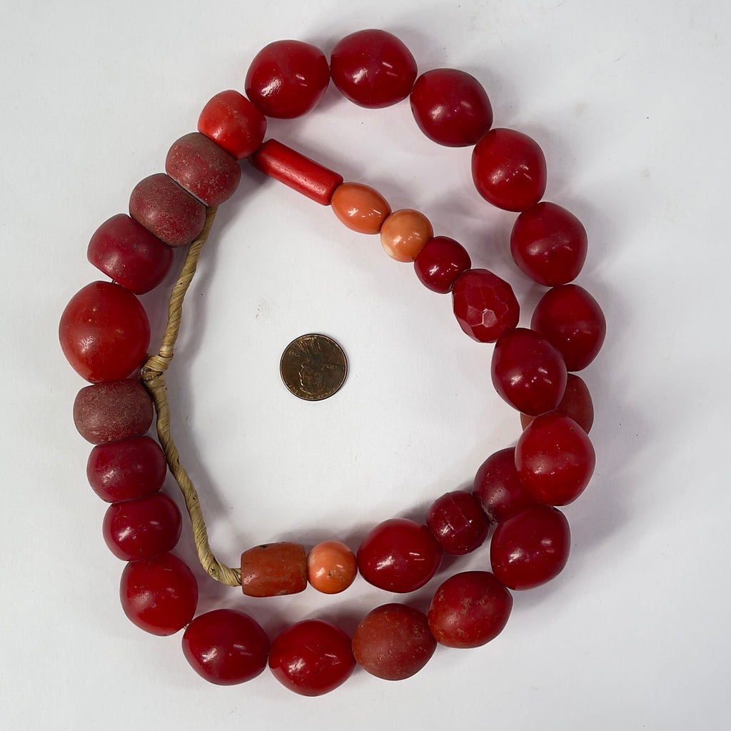 Pigeon Egg Red Trade Beads