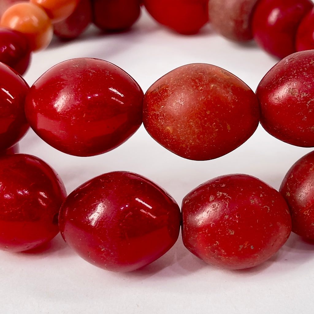 Pigeon Egg Red Trade Beads