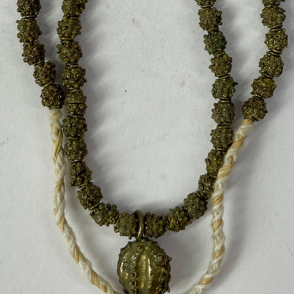 Yoruba Gilded Brass Necklace Nigeria