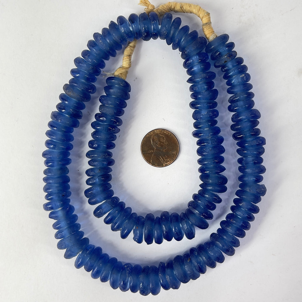 Ghana Annular Blue Trade Beads