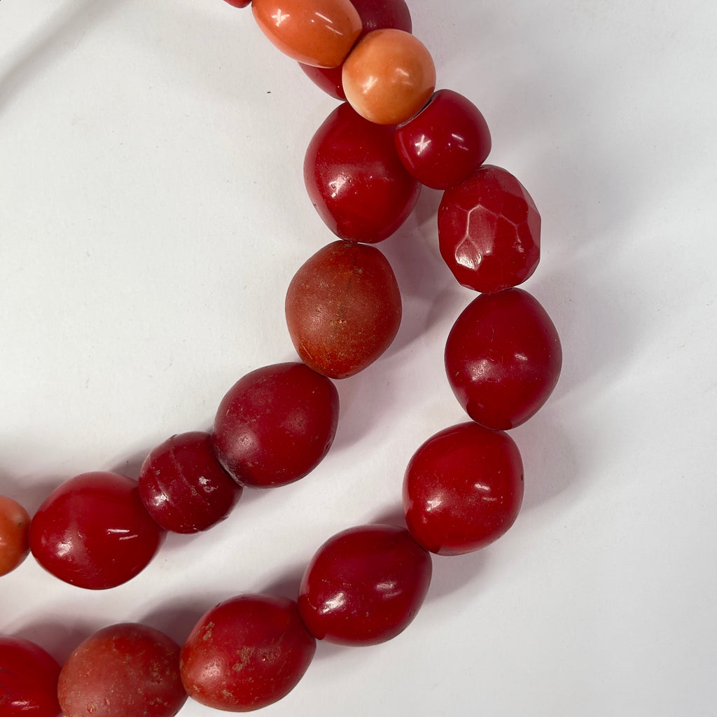 Pigeon Egg Red Trade Beads