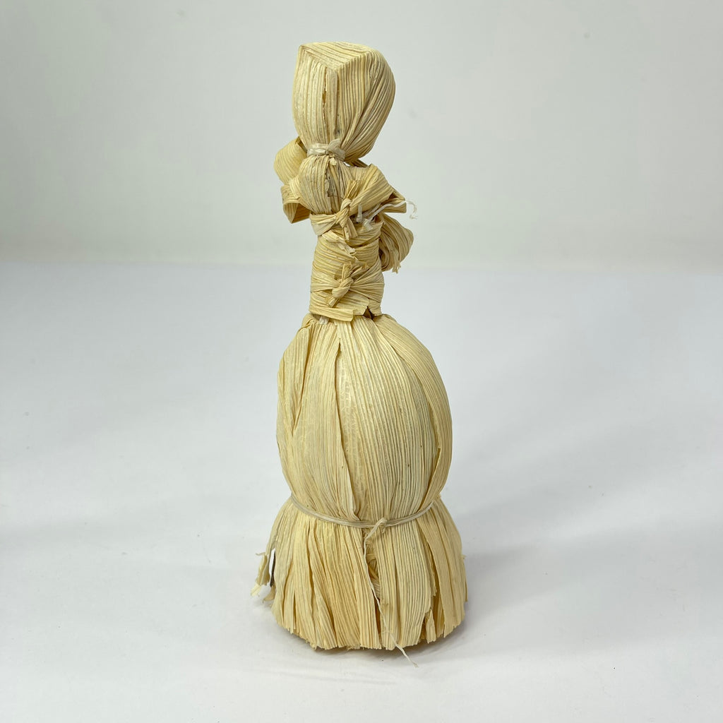 Corn Husk Mother and Child Figurine Zimbabwe