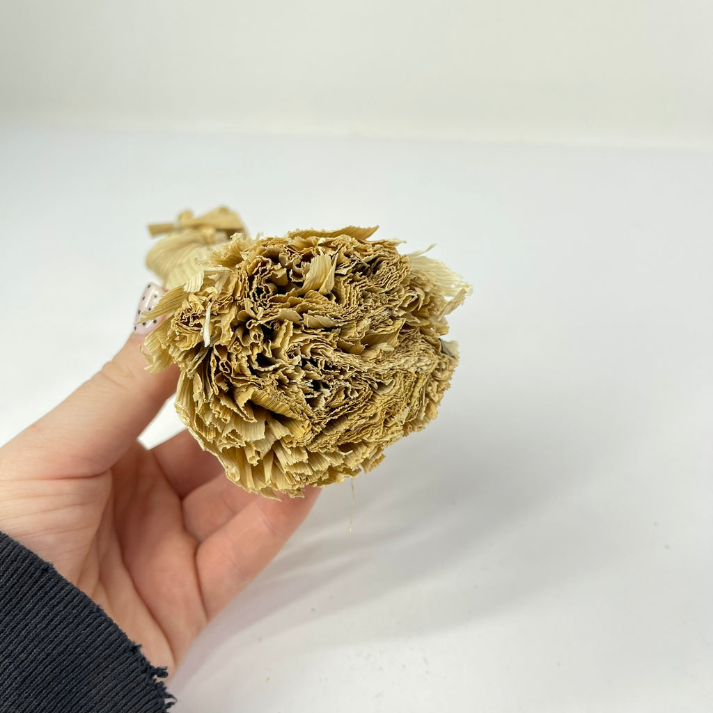 Corn Husk Mother and Child Figurine Zimbabwe