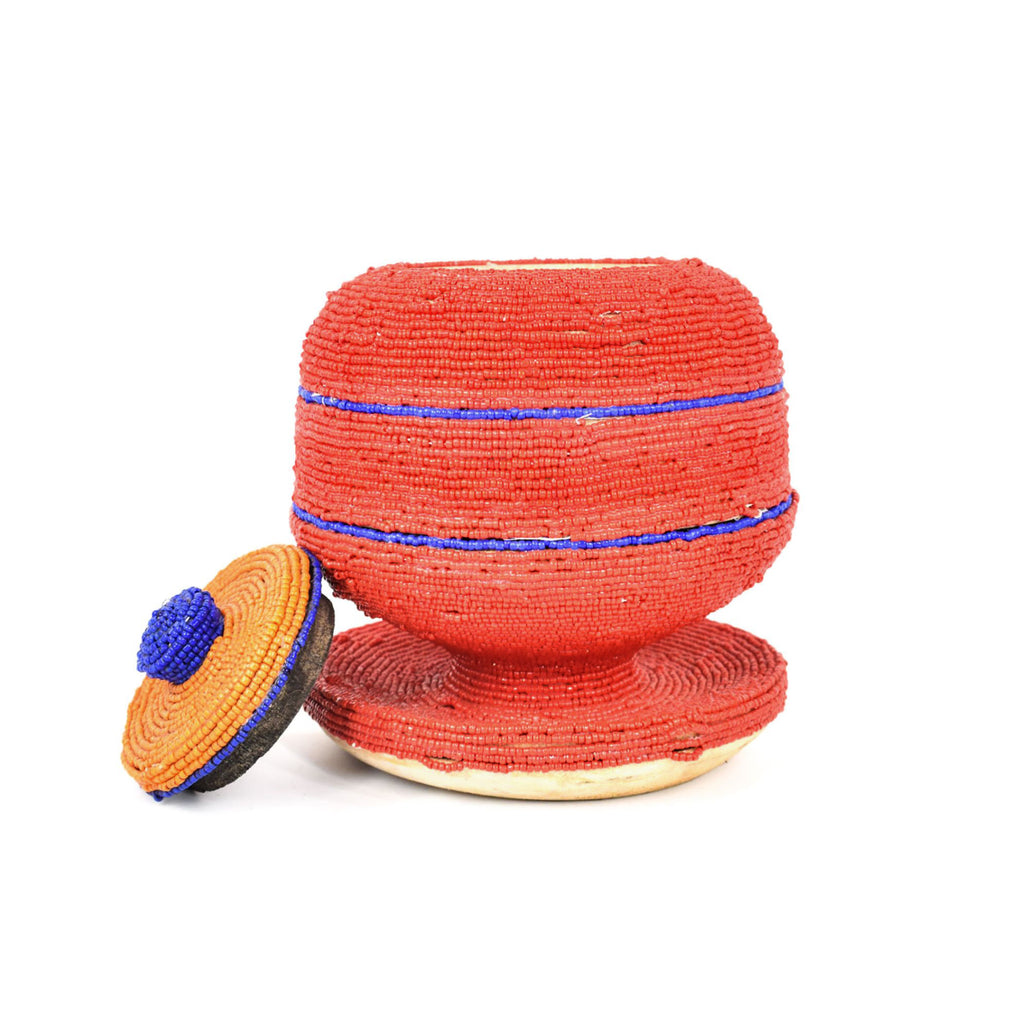 Luba Beaded Vase Congo