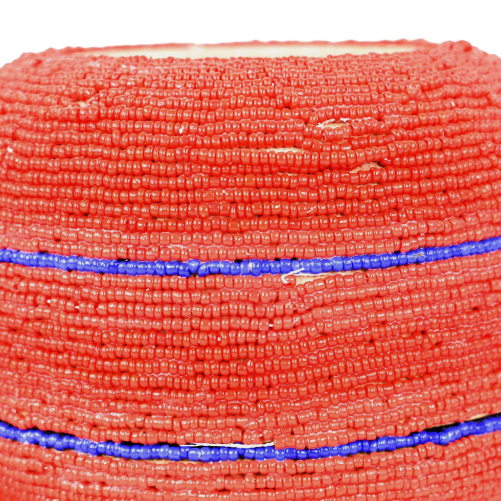Luba Beaded Vase Congo
