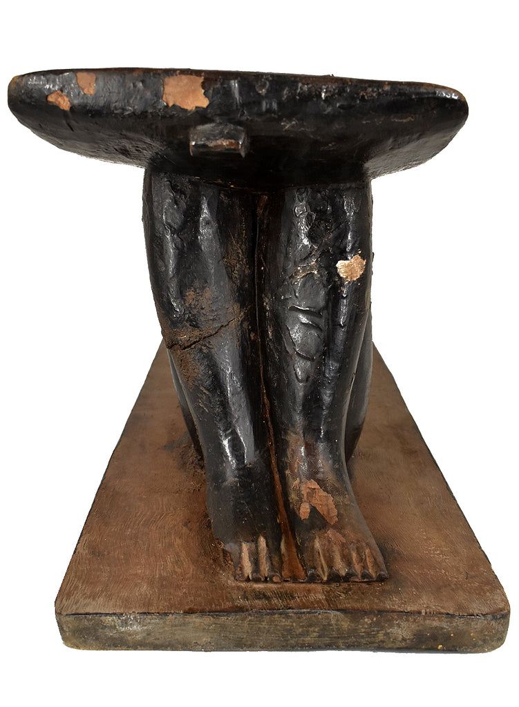 Asante Dwa Wood Stool Throne Ghana