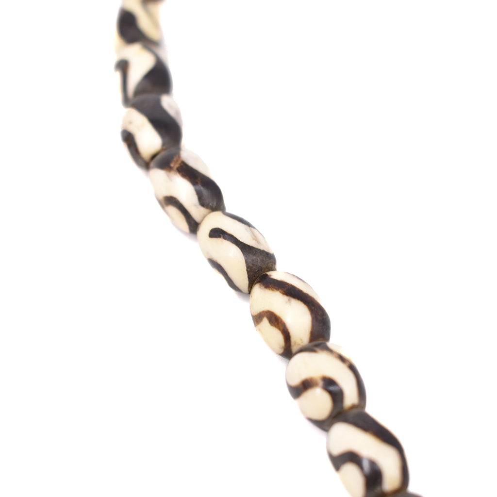 Batik Mudcloth Bone Beads JK Brown Collection