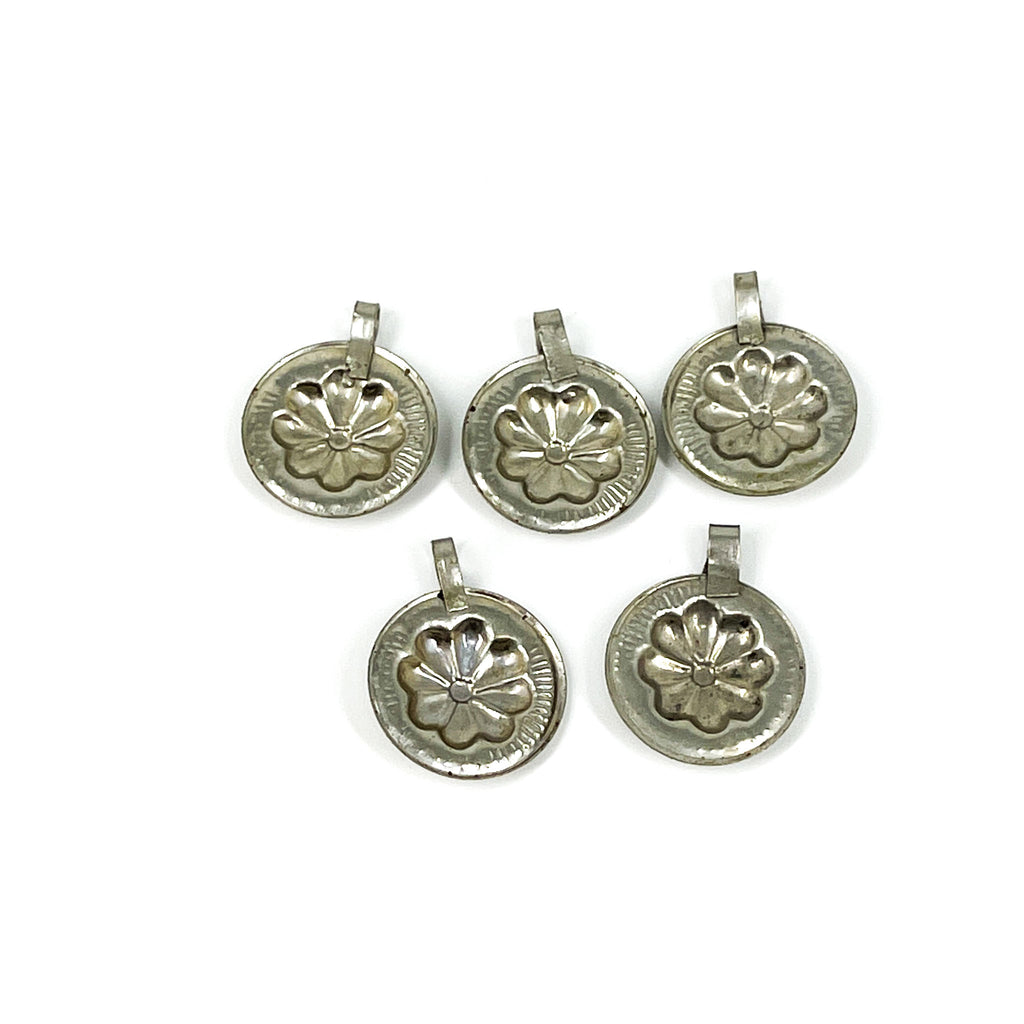 5 Ethiopian Silver Pendants