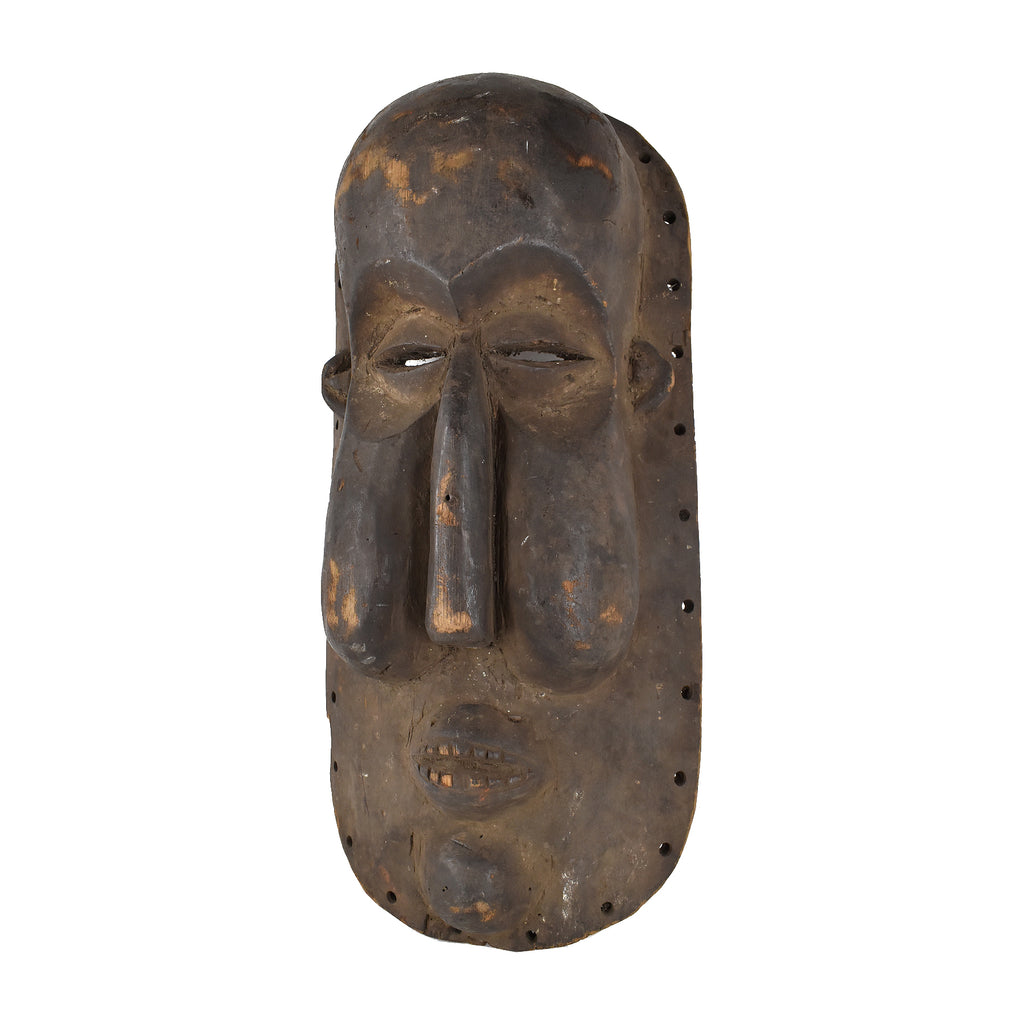 Suku Wood Mask Congo 24 inch