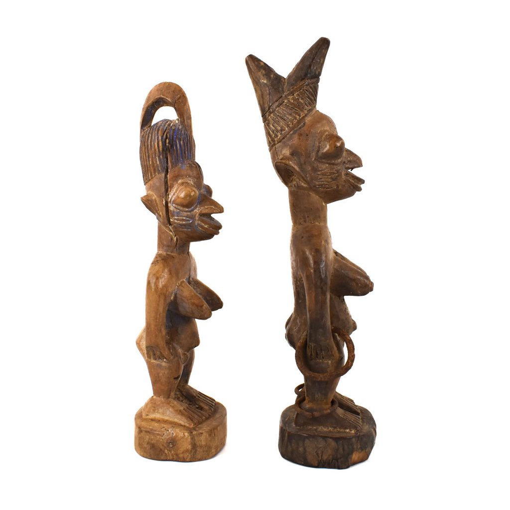 Yoruba Ibeji Pair of Twin Figures Nigeria