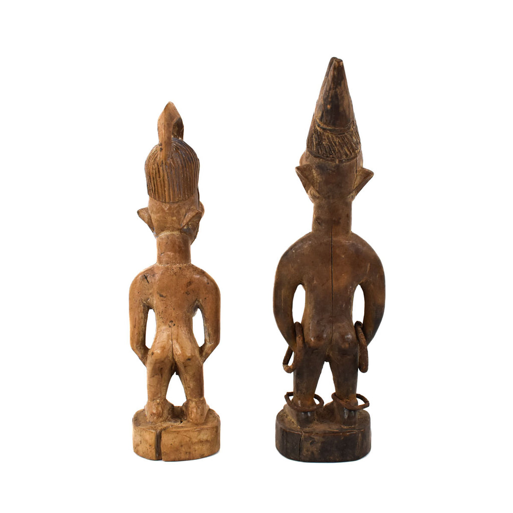 Yoruba Ibeji Pair of Twin Figures Nigeria