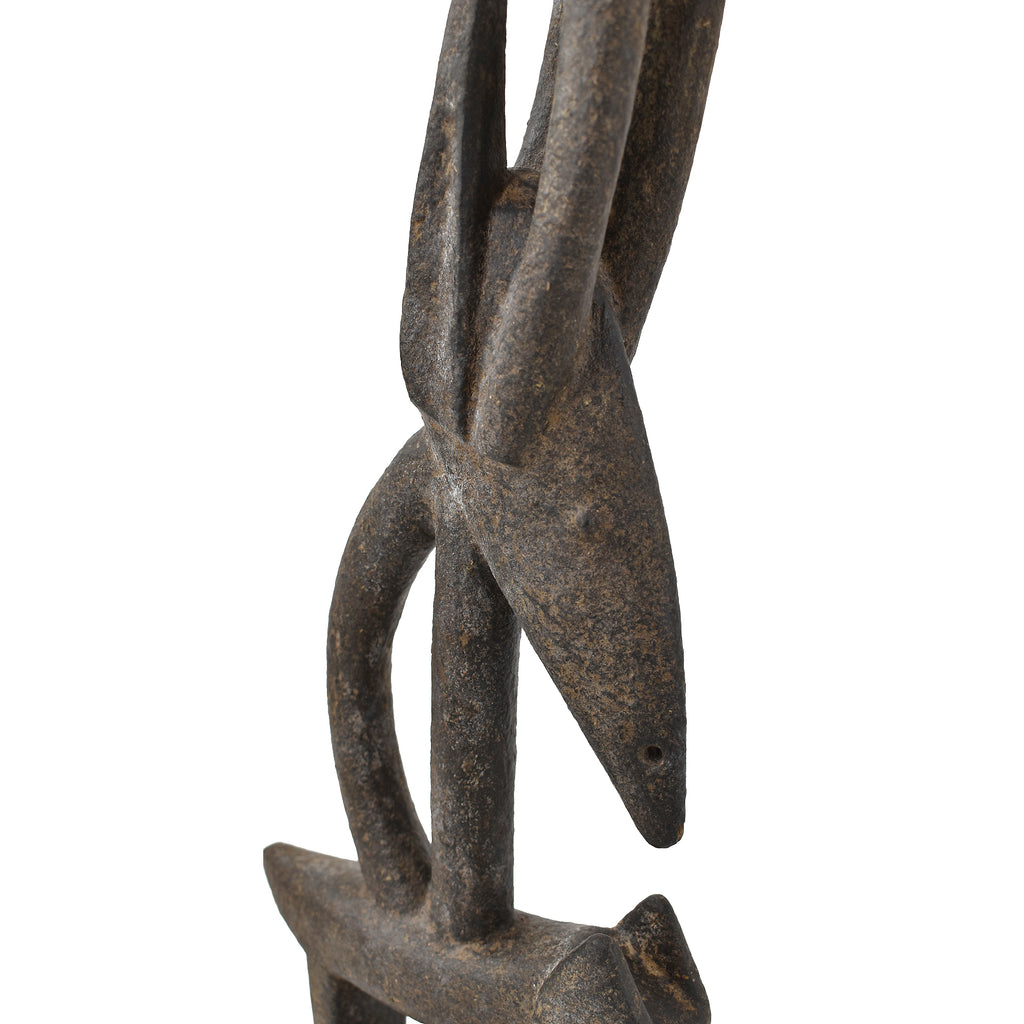 Bamana Chi Wara Antelope Headcrest Pair Mali