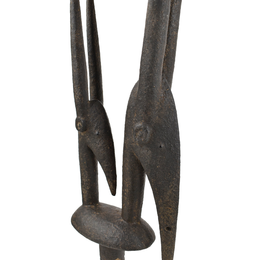 Bamana Chi Wara Antelope Headcrest Pair Mali