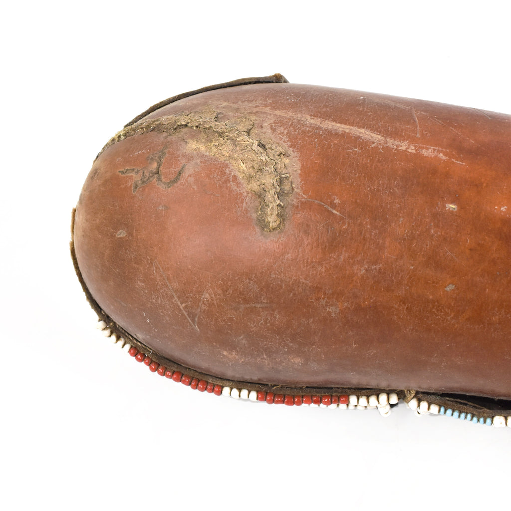 Maasai Beaded Milk Gourd Container Kenya