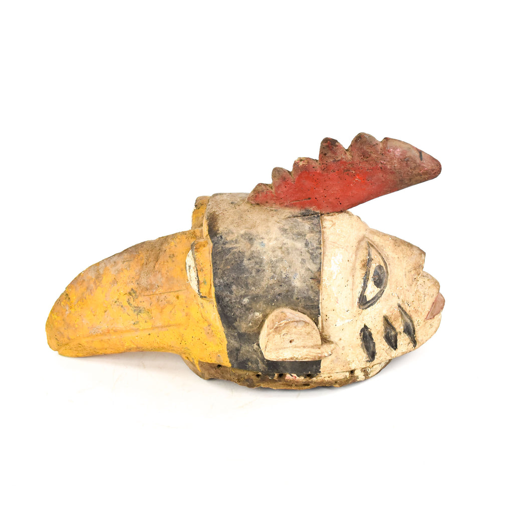 Yoruba Gelede Mask with Bird Double Face Nigeria