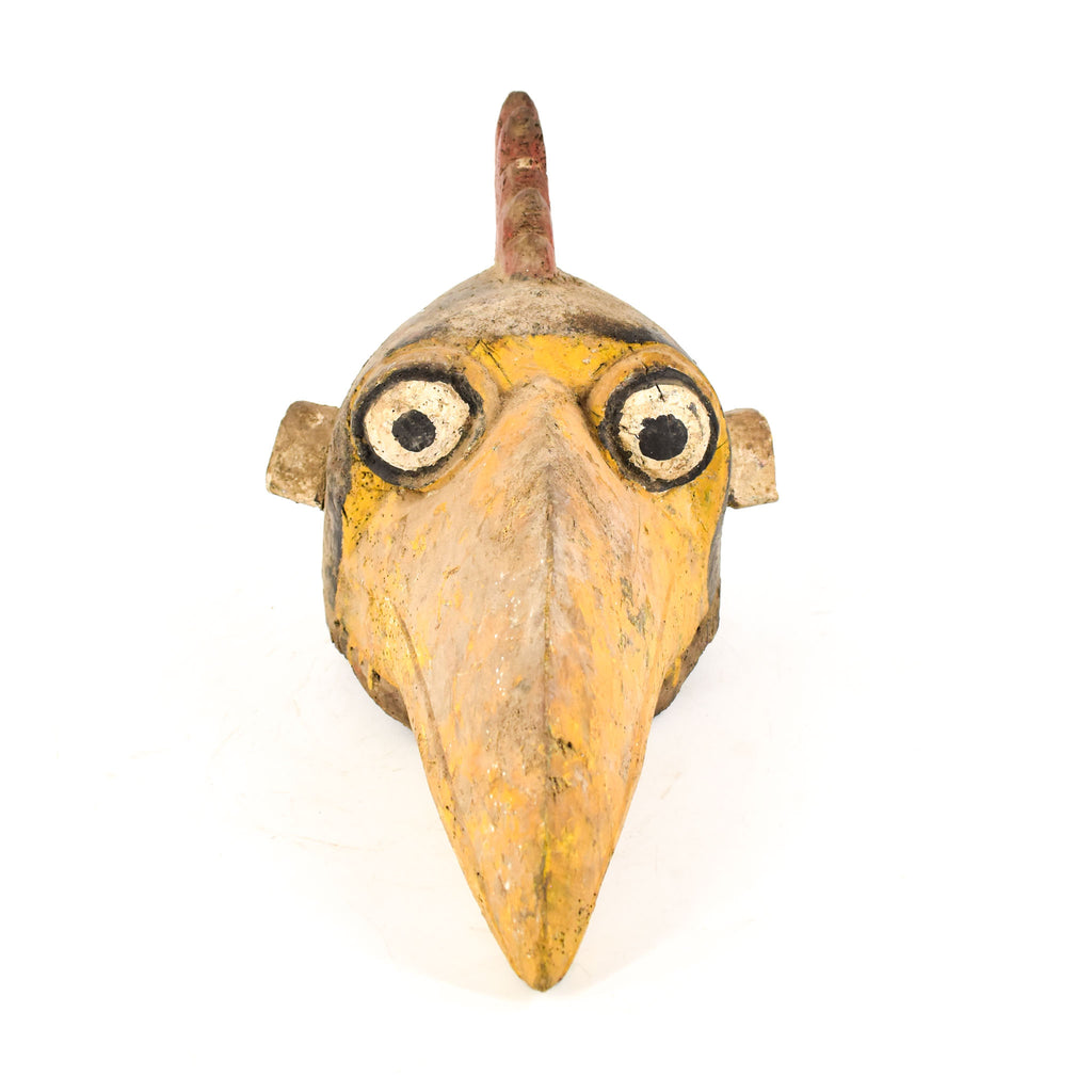 Yoruba Gelede Mask with Bird Double Face Nigeria