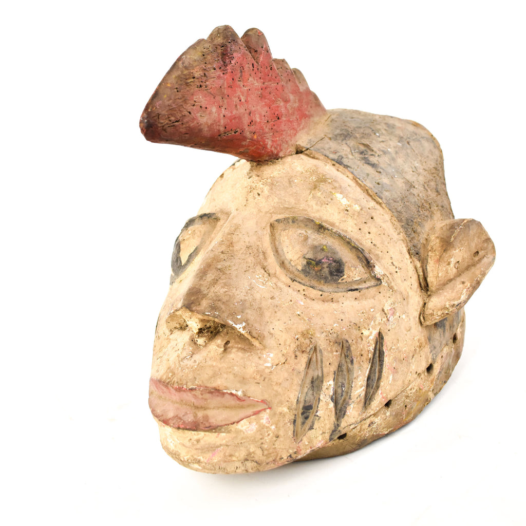 Yoruba Gelede Mask with Bird Double Face Nigeria