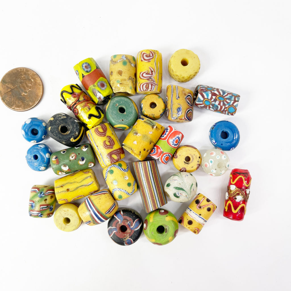 Venetian Mixed Trade Beads Grab Bag