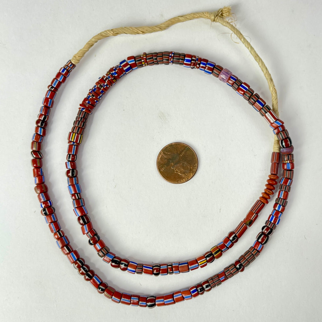 Tiny Striped Venetian Trade Beads