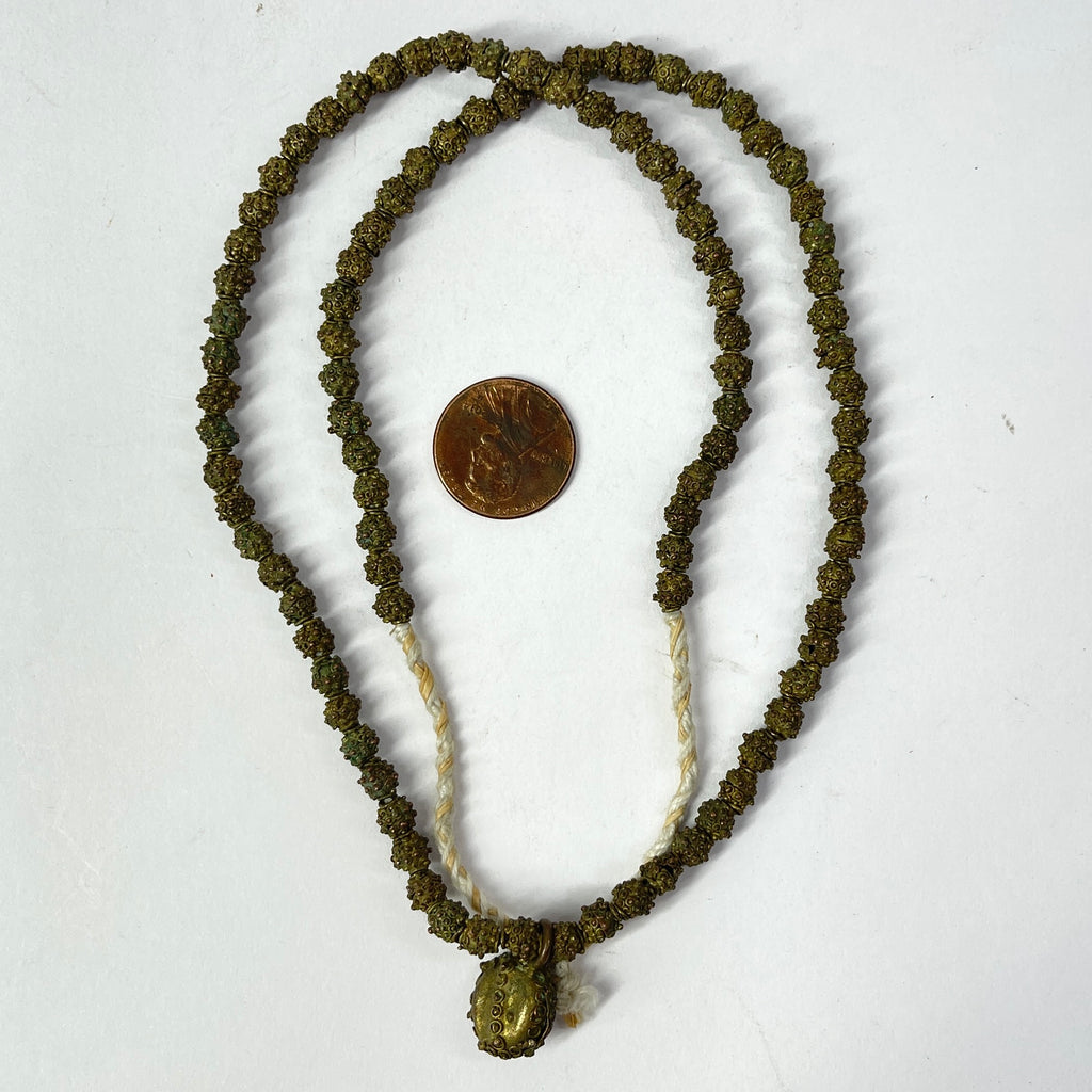Yoruba Gilded Brass Necklace Nigeria