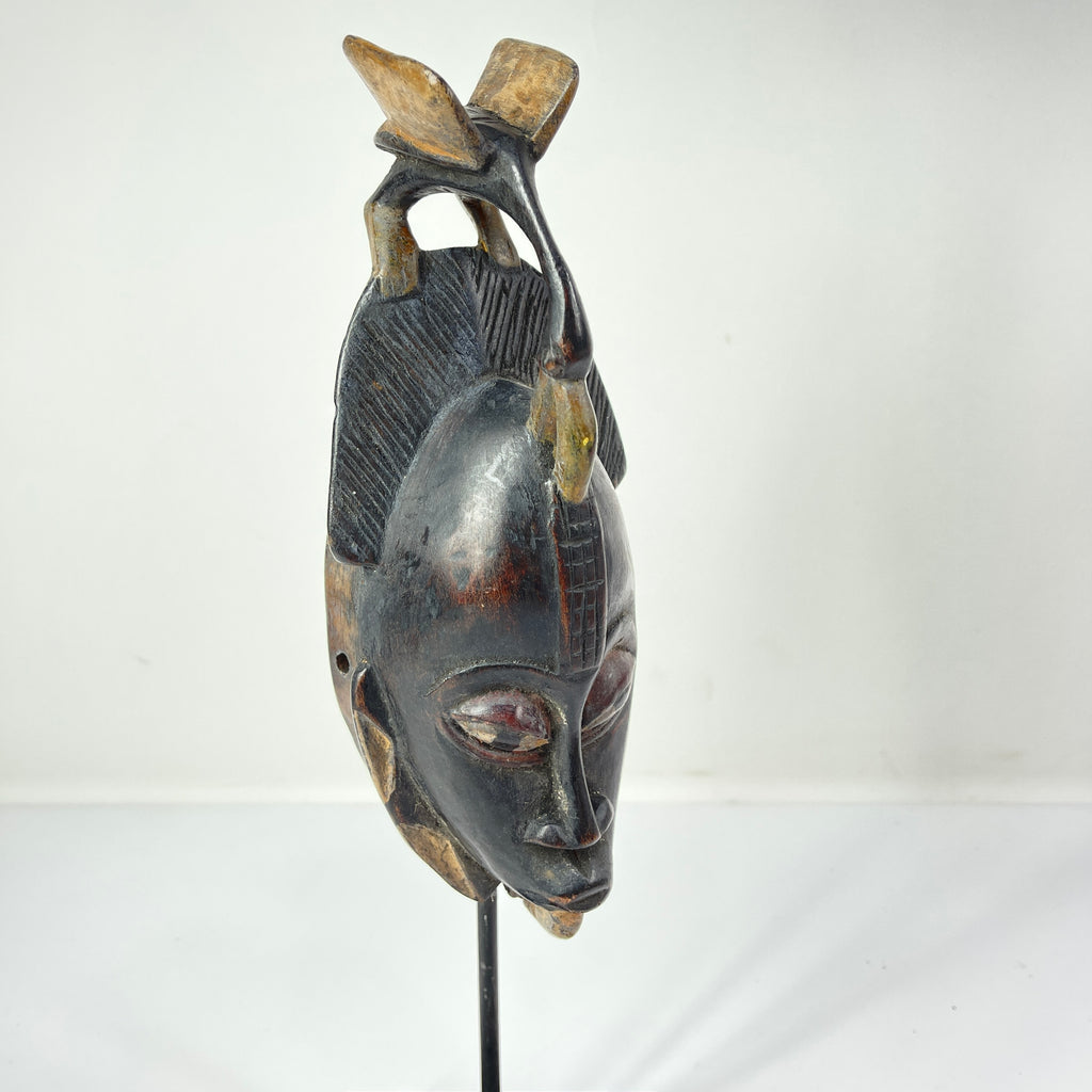 Guro Passport Mask with Bird Côte d'Ivoire