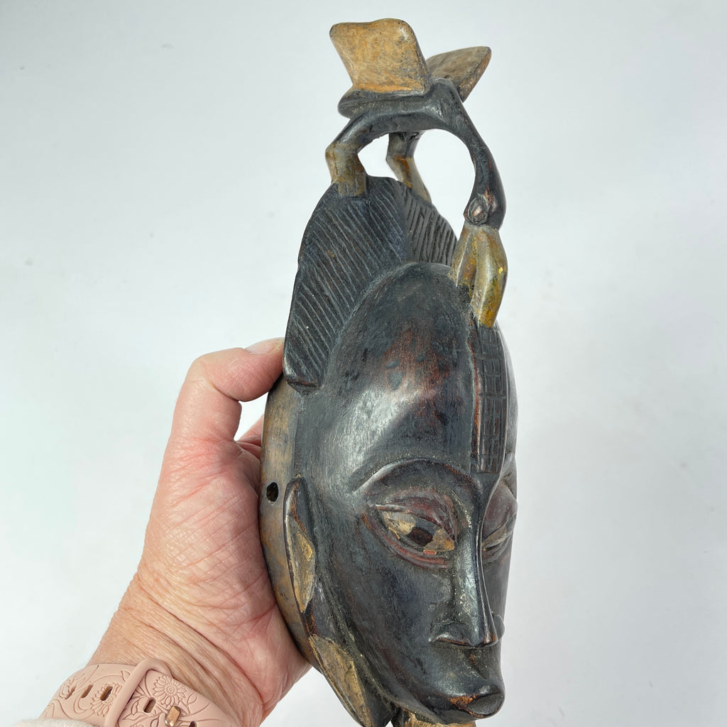 Guro Passport Mask with Bird Côte d'Ivoire