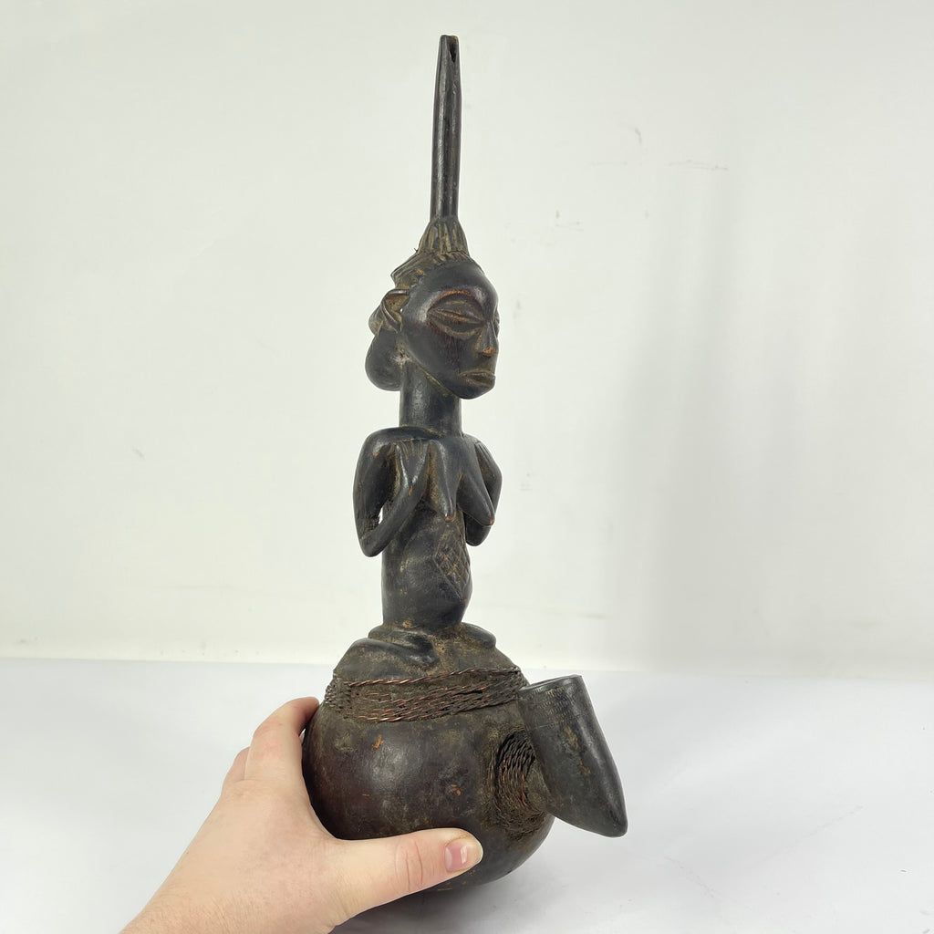 Luba Gourd Pipe Congo