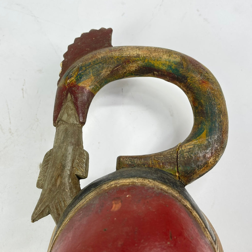 Guro House Mask with Figure Côte d'Ivoire