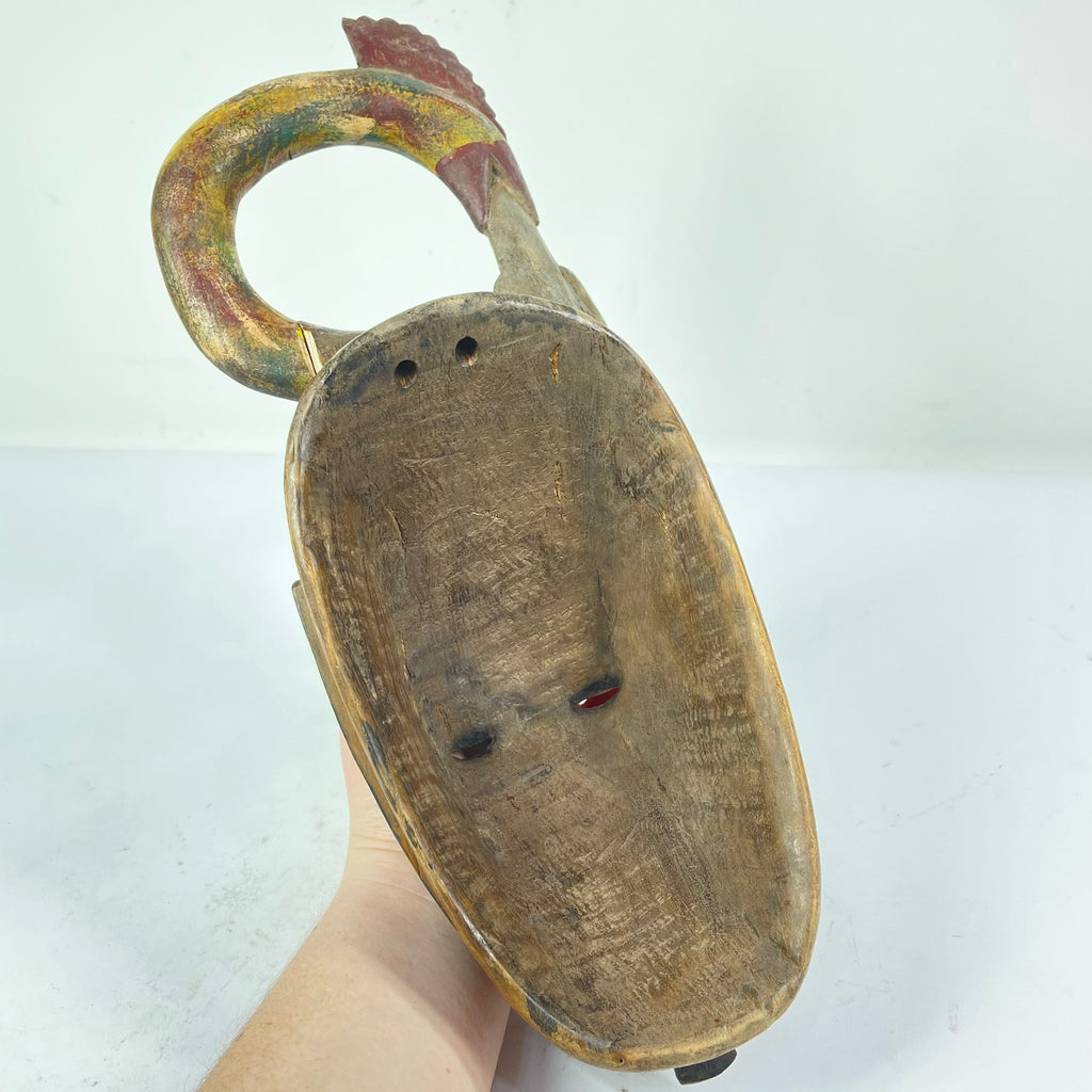 Guro House Mask with Figure Côte d'Ivoire