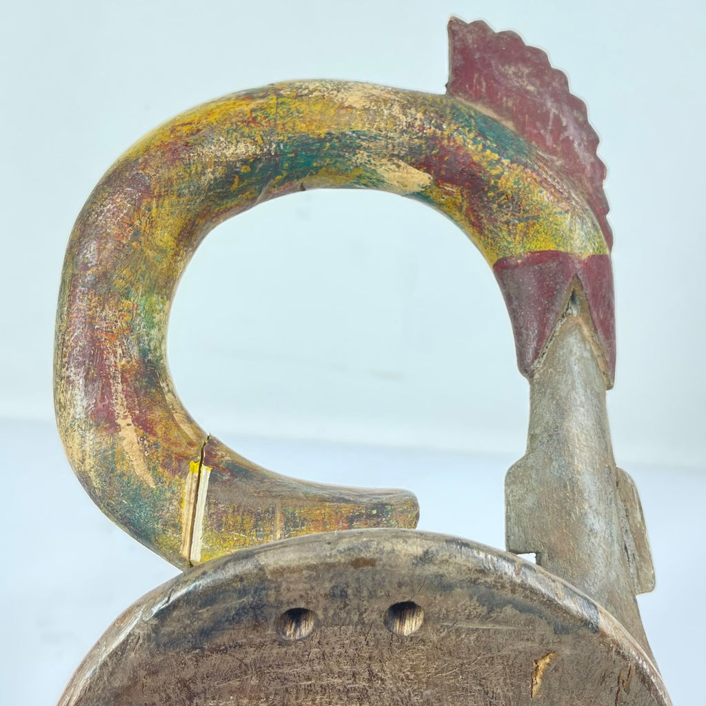 Guro House Mask with Figure Côte d'Ivoire