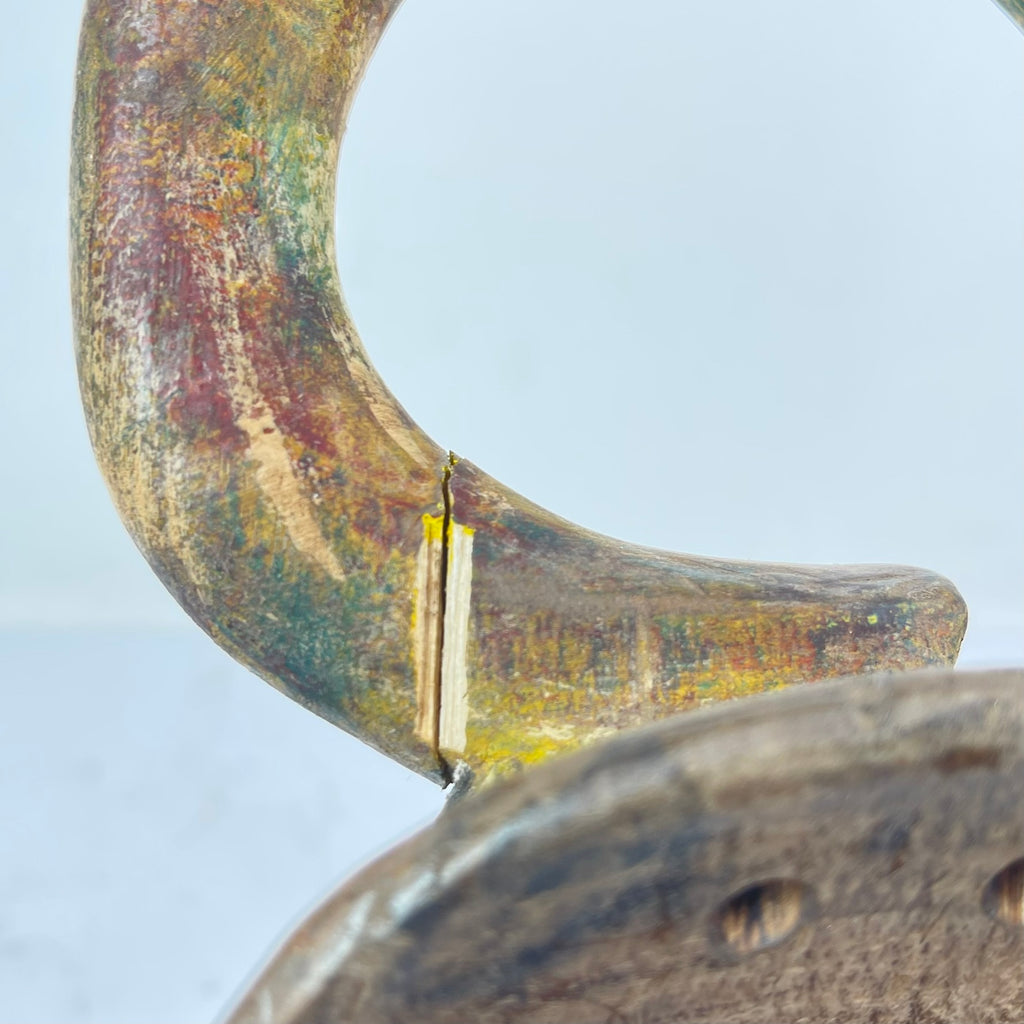 Guro House Mask with Figure Côte d'Ivoire