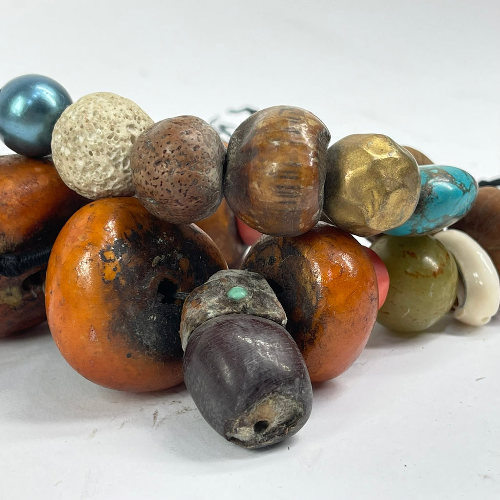 Moroccan Mixed Trade Beads Necklace