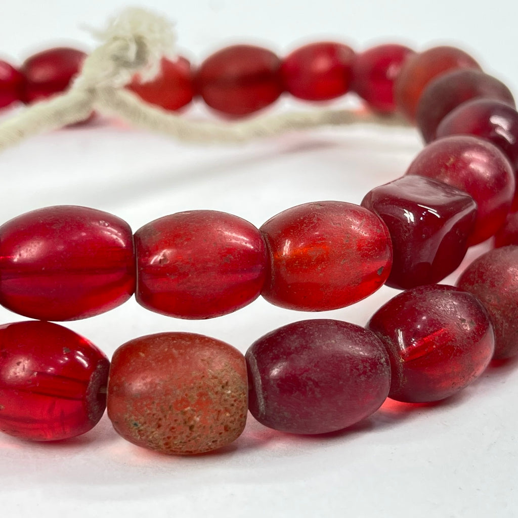 Hummingbird Egg Red Trade Beads