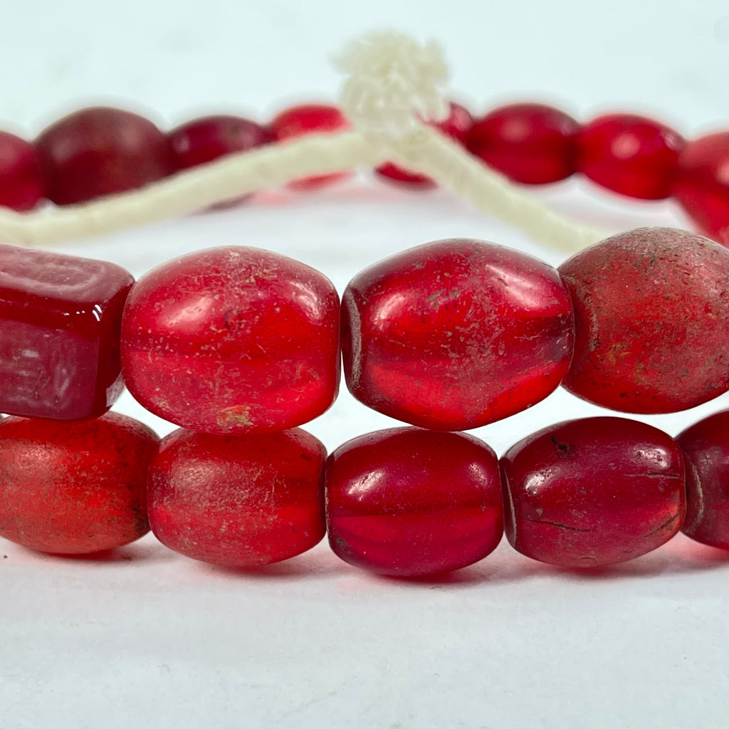 Hummingbird Egg Red Trade Beads