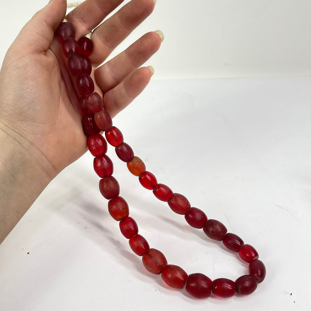 Hummingbird Egg Red Trade Beads