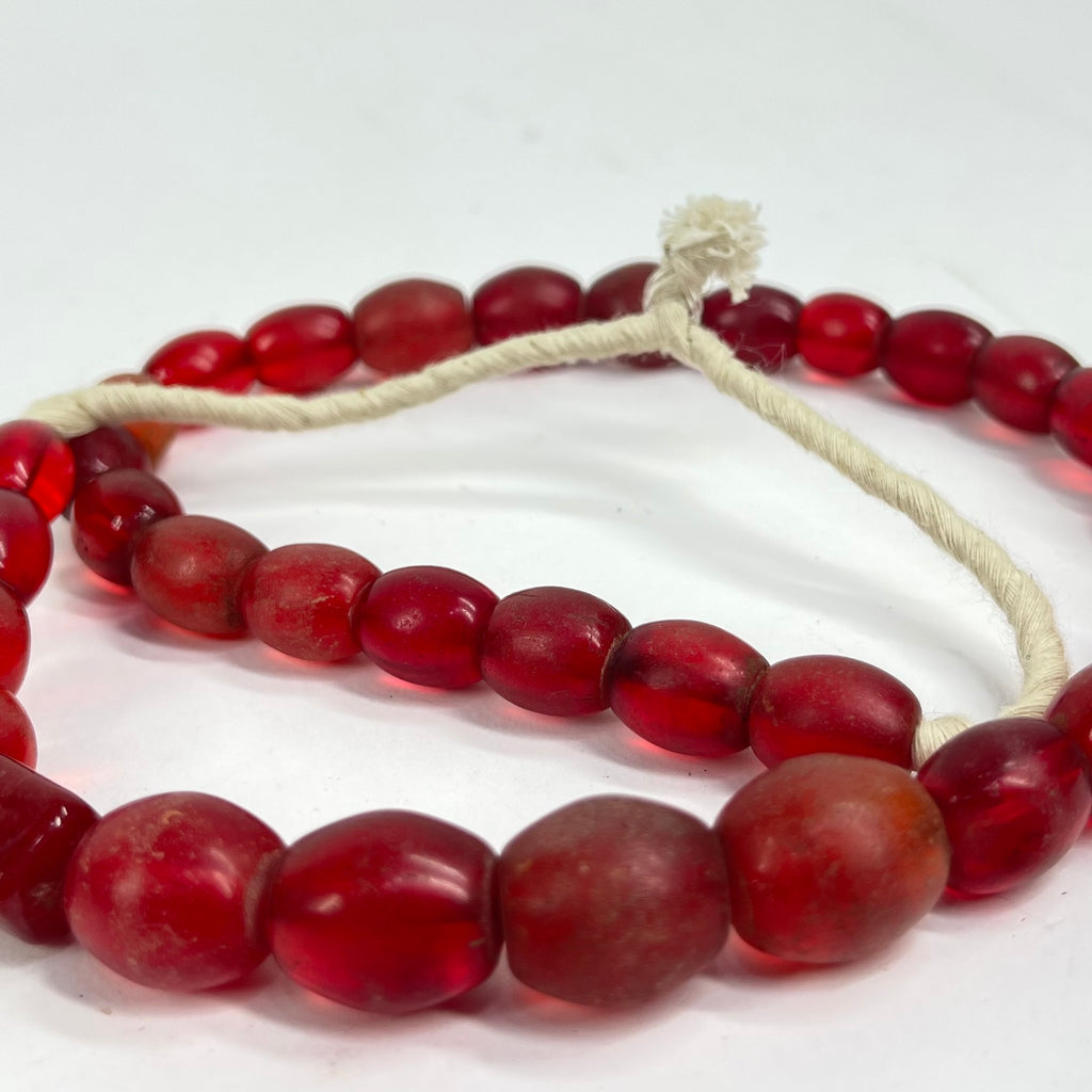 Hummingbird Egg Red Trade Beads