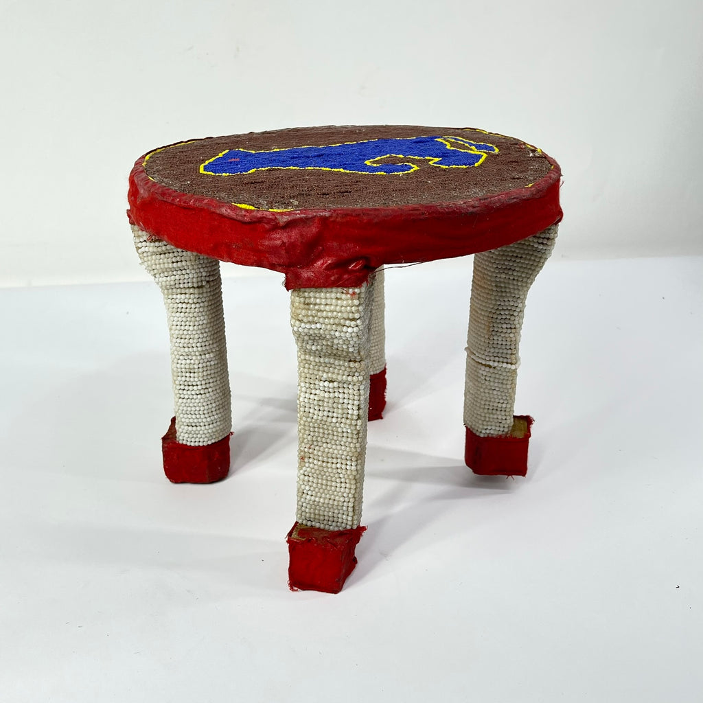 Yoruba Beaded Stool
