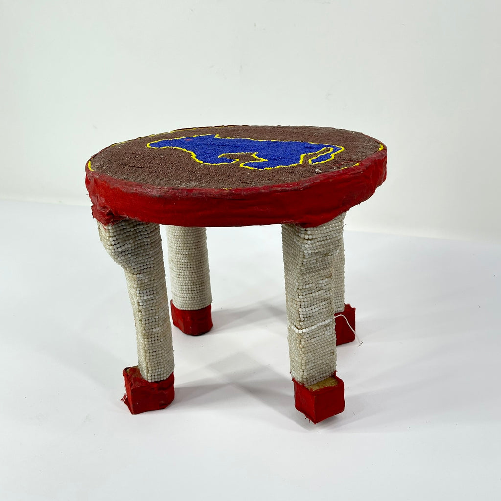 Yoruba Beaded Stool