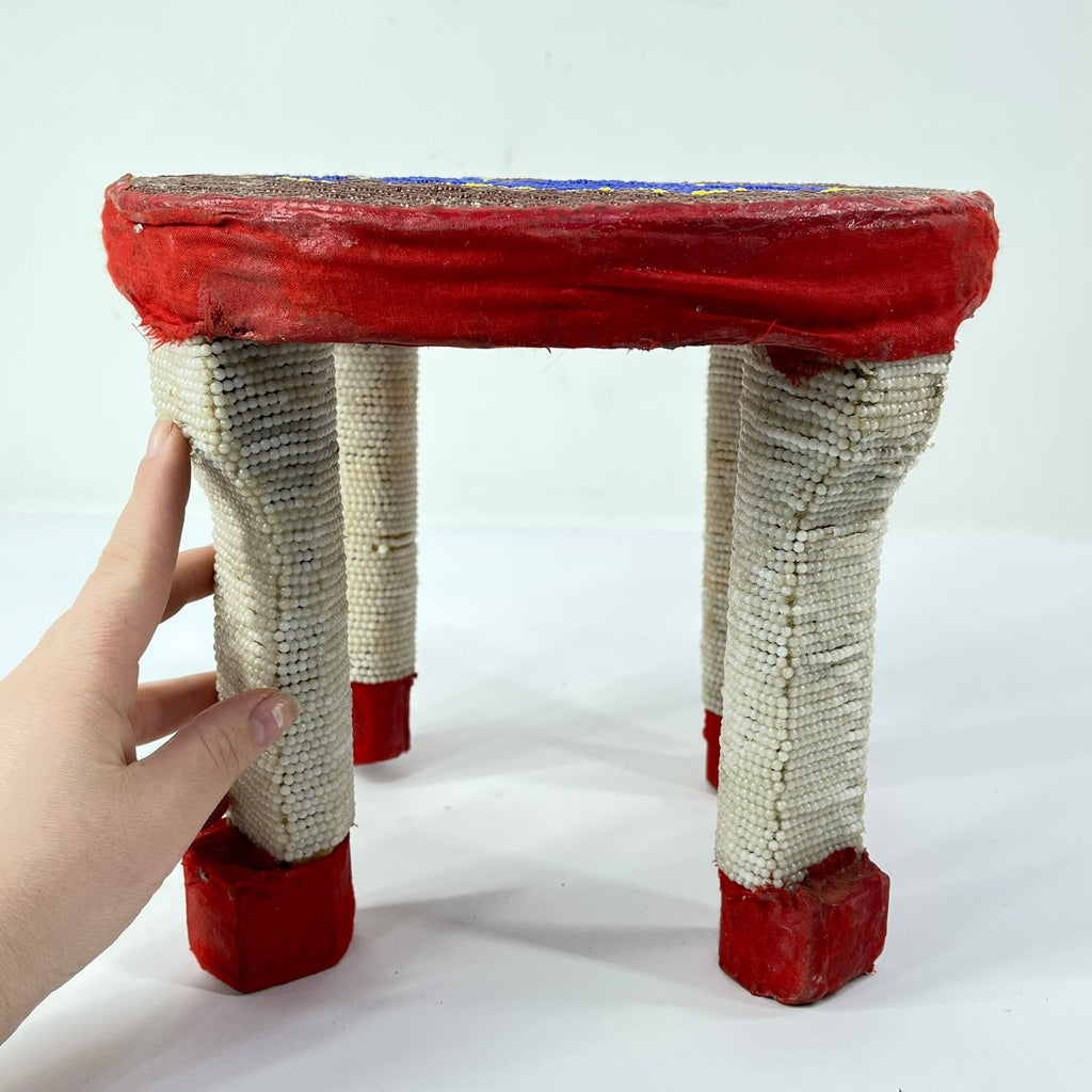 Yoruba Beaded Stool