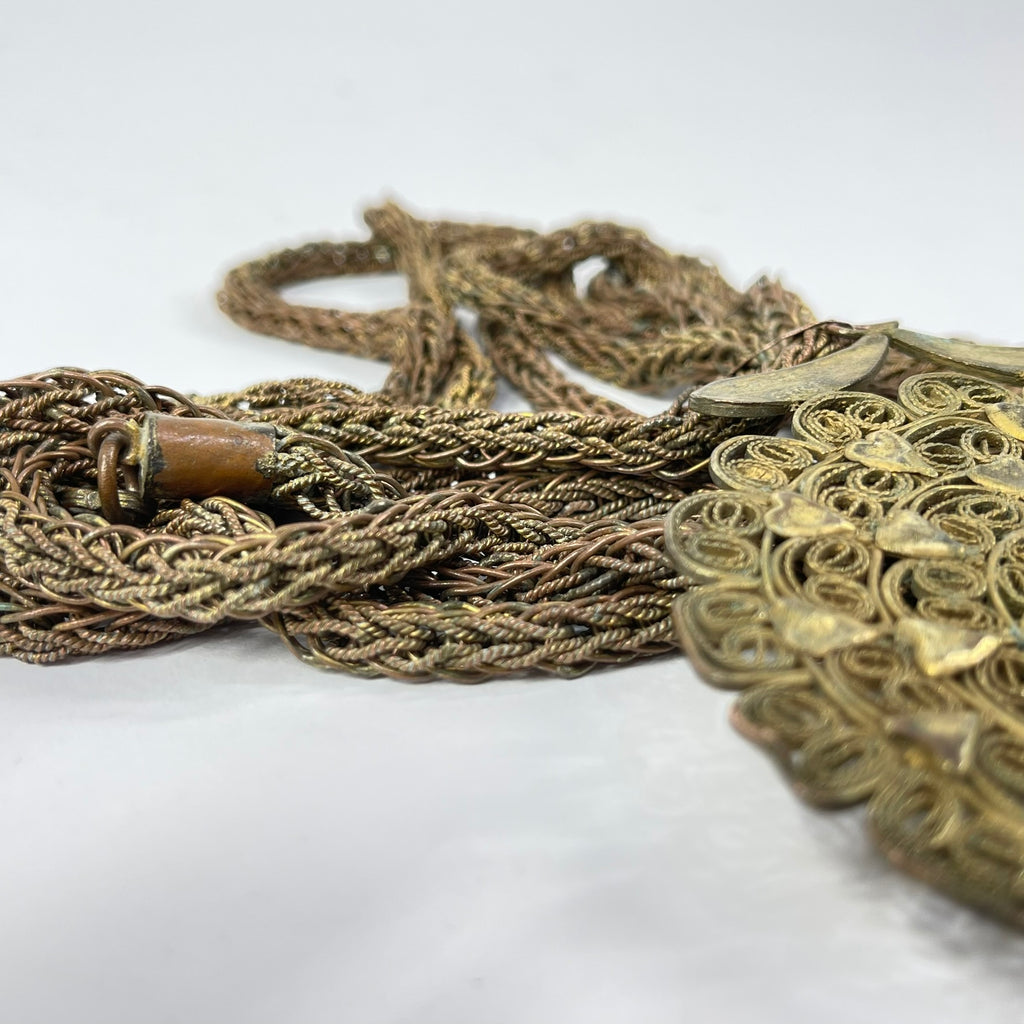 Yoruba Gilded Brass Necklace Nigeria