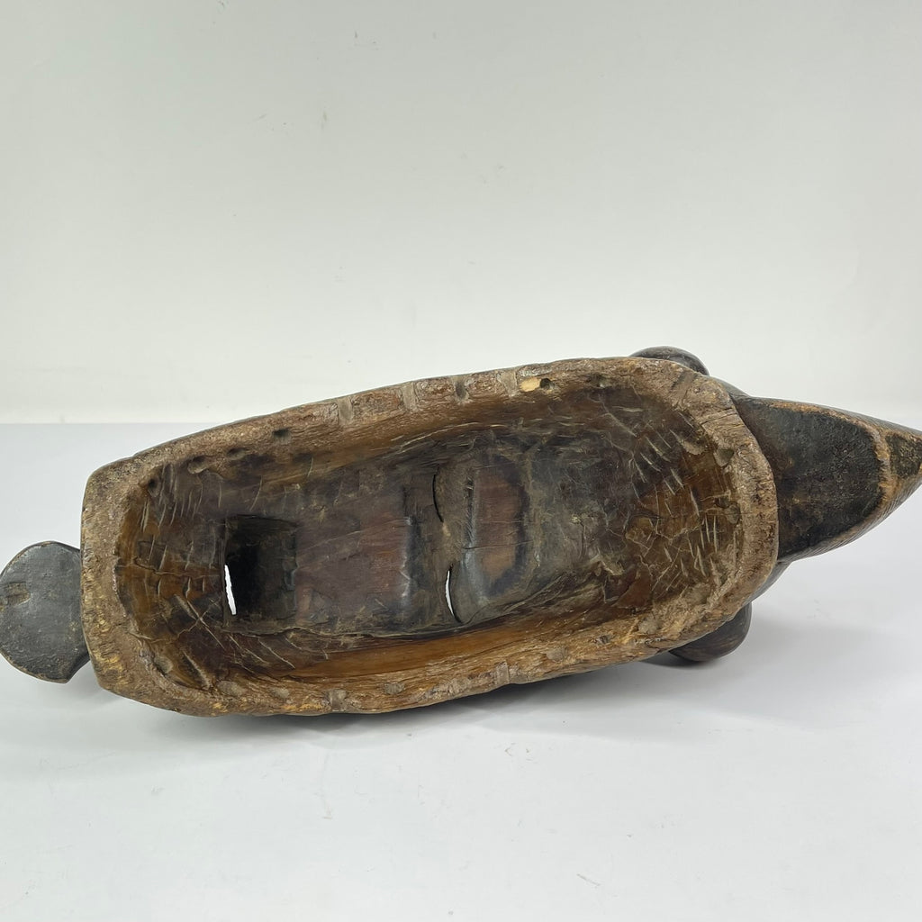 Baule Portrait Mask with Indigenous Repairs Côte d'Ivoire
