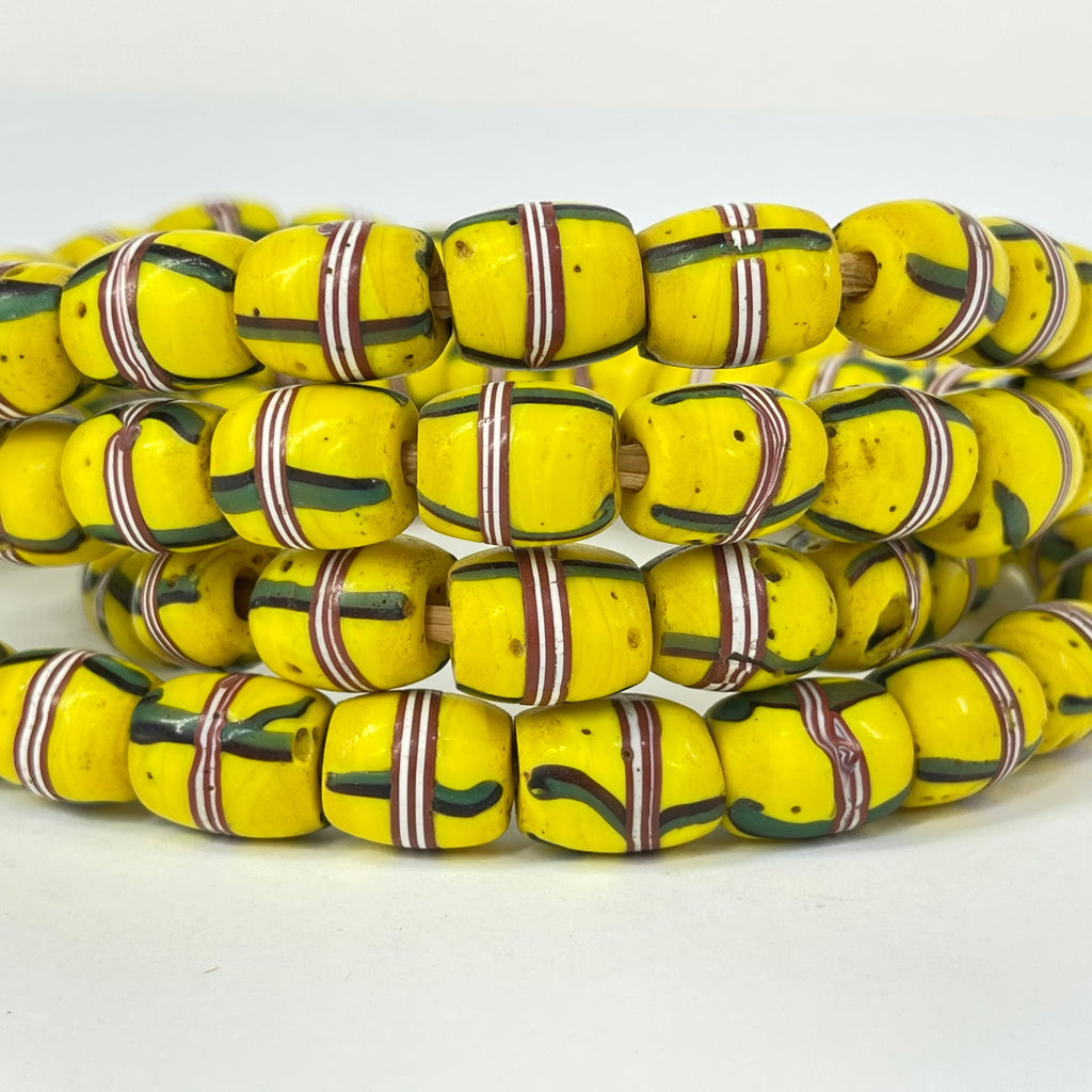 Venetian Yellow Trade Beads (48 In)