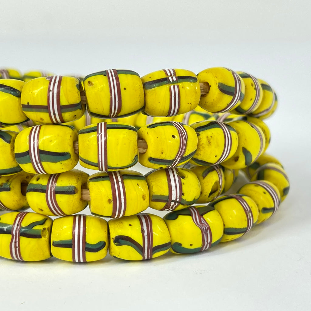 Venetian Yellow Trade Beads (48 In)