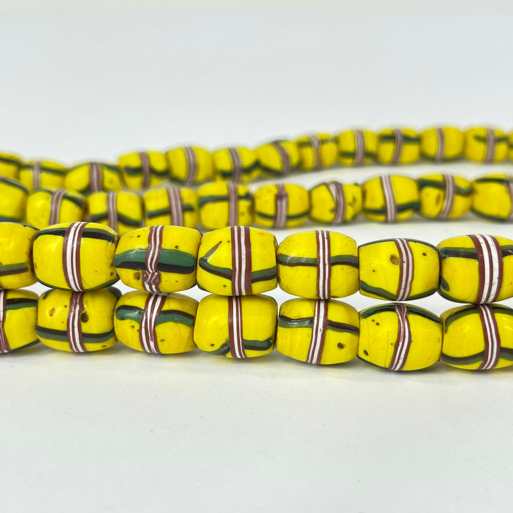 Venetian Yellow Trade Beads (48 In)